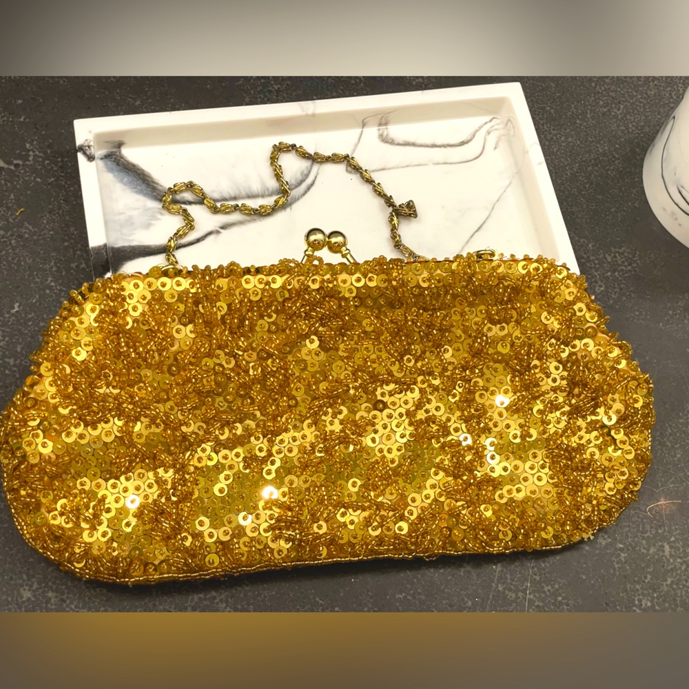 Carlo Fellini Gold Purse